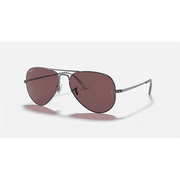 NEW RAY BAN unisex aviator metal ii sunglasses in...